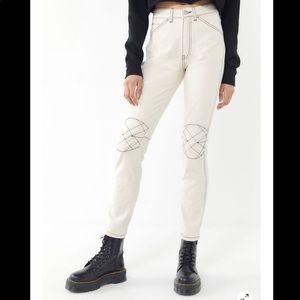 Urban Outfitters BDG patch knee mom jeans